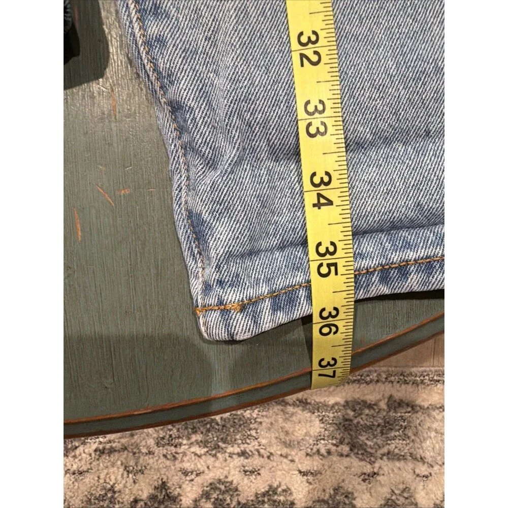 Revice Two‎ Tone Split Blue Jeans Size 28 Yin Yang Zipper Made in USA